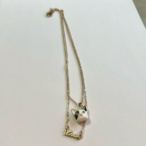 Betsy Johnson Sugar critters dog love necklace